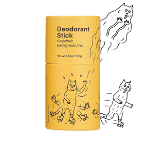 Meow Meow Tweet Vegan Deodorant Stick - Baking Soda Free - Plastic Freedom