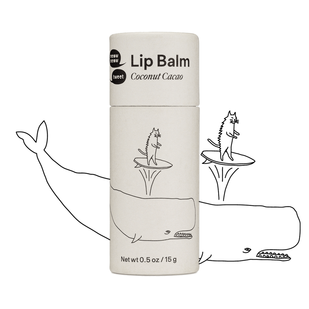 Meow Meow Tweet Vegan Lip Balm - 15g - Plastic Freedom