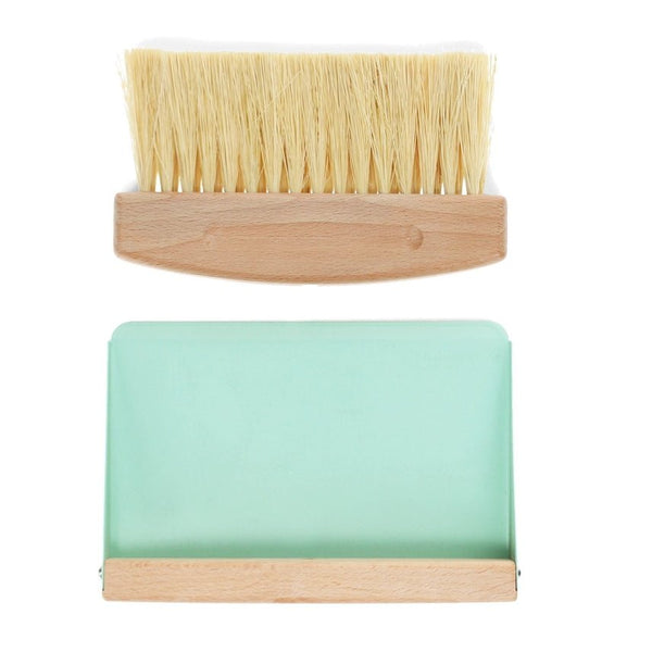 MINI Dust Pan & Brush Set With Magnets - Pistachio - Plastic Freedom