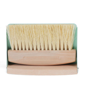 MINI Dust Pan & Brush Set With Magnets - Pistachio - Plastic Freedom