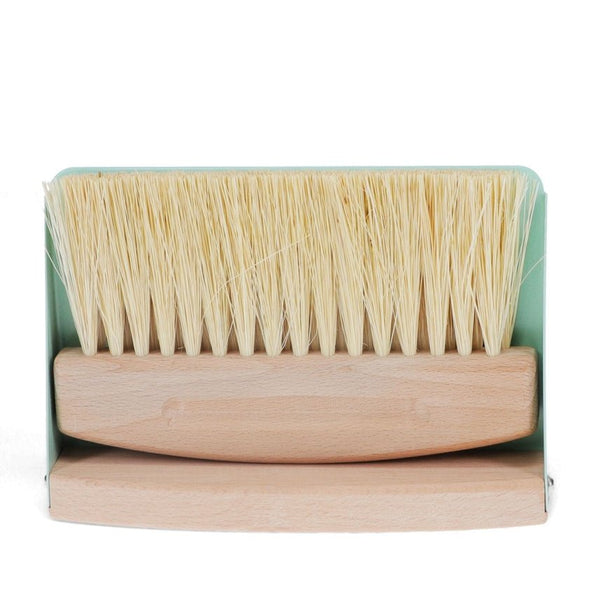 MINI Dust Pan & Brush Set With Magnets - Pistachio - Plastic Freedom