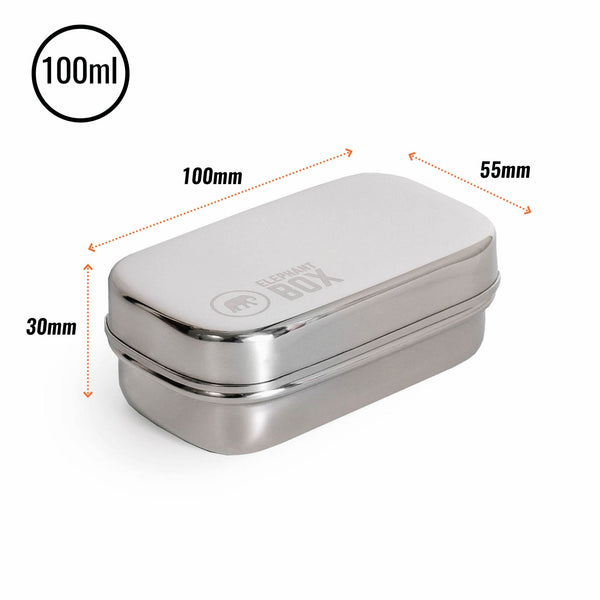 Elephant Box Stainless Steel Mini Snack Pod