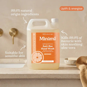 Miniml Anti-Bac Hand Soap Sweet Clementine - Home Refill - Plastic Freedom