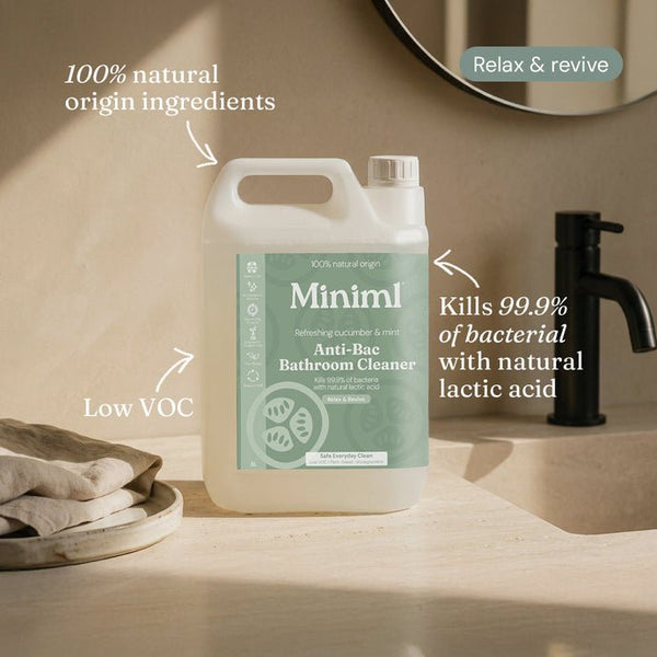 Miniml Bathroom Cleaner Cucumber & Mint - Home Refill - Plastic Freedom