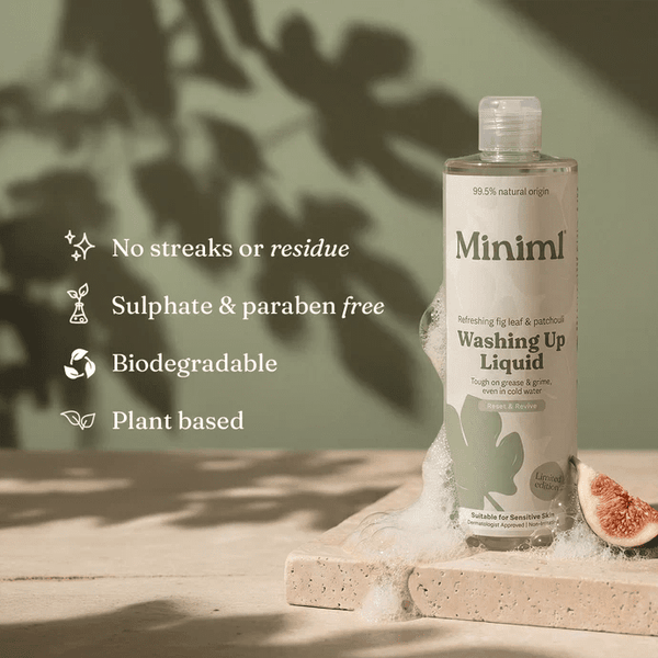 Miniml Fig & Patchouli Washing Up Liquid - Home Refill - Plastic Freedom