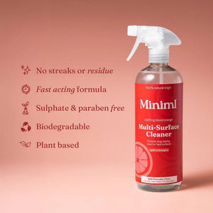 Miniml Multi-Surface Cleaner - Blood Orange - Plastic Freedom