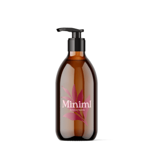 Miniml Reusable Glass Bottle with Pump Lid - 500ml - Plastic Freedom