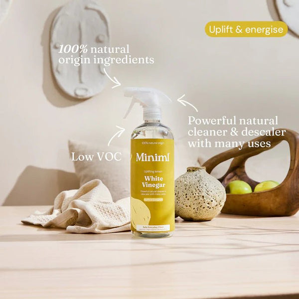 Miniml White Cleaning Vinegar - Sorrento Lemon - Plastic Freedom