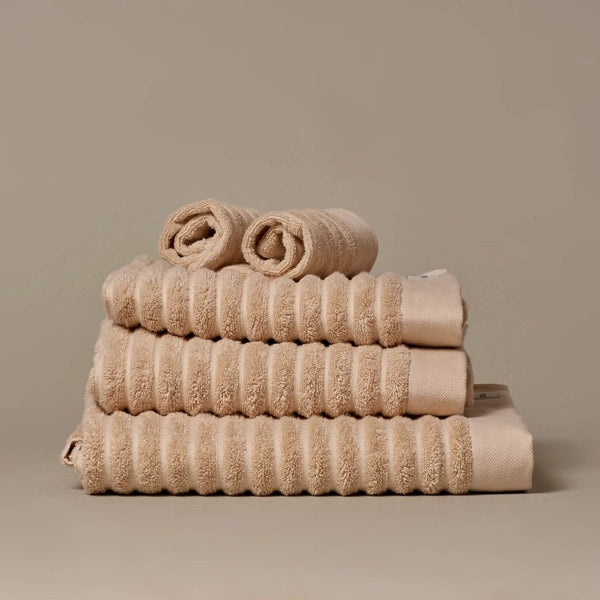 Misona Ribbed Organic Cotton Bath Towel - Plastic Freedom