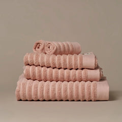 Misona Ribbed Organic Cotton Bath Towel - Plastic Freedom