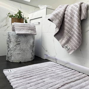 Misona Ribbed Organic Cotton Bath Towel - Plastic Freedom