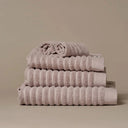Misona Ribbed Organic Cotton Bath Towel - Plastic Freedom