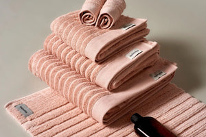 Misona Ribbed Organic Cotton Bath Towel - Plastic Freedom