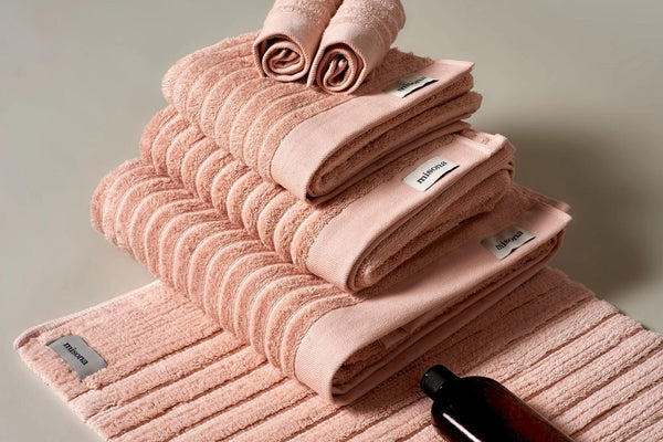 Misona Ribbed Organic Cotton Bath Towel - Plastic Freedom
