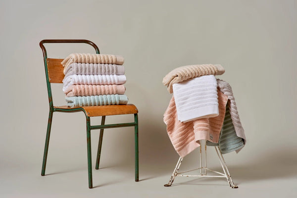 Misona Ribbed Organic Cotton Bath Towel - Plastic Freedom