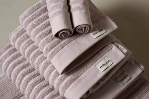Misona Ribbed Organic Cotton Bath Towel - Plastic Freedom