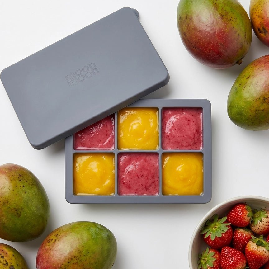 MoonMoon Giant Silicone Ice Cube Tray with Lid - Plastic Freedom
