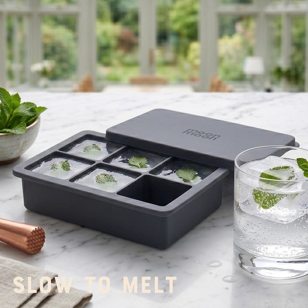 MoonMoon Giant Silicone Ice Cube Tray with Lid - Plastic Freedom