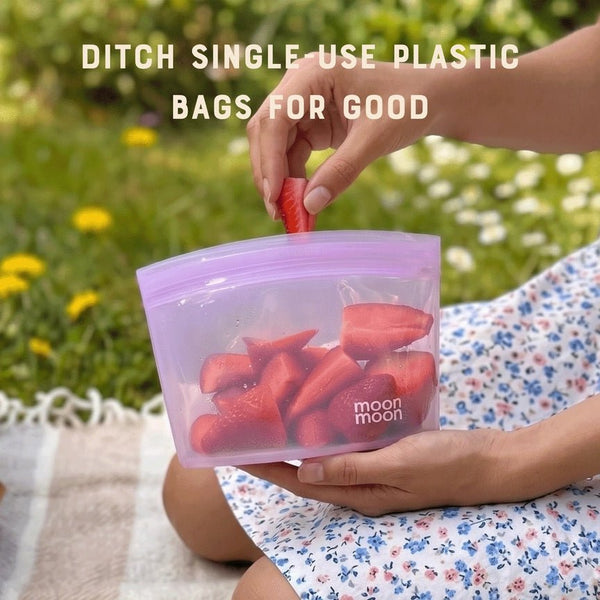 Moonmoon Reusable Silicone Bowl Bag - x3 Pack - Plastic Freedom
