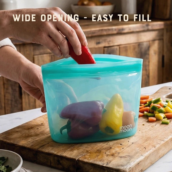 Moonmoon Reusable Silicone Bowl Bag - x3 Pack - Plastic Freedom