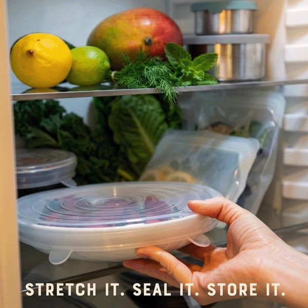 Moonmoon Reusable Silicone Stretch Lids - x6 Pack - Plastic Freedom