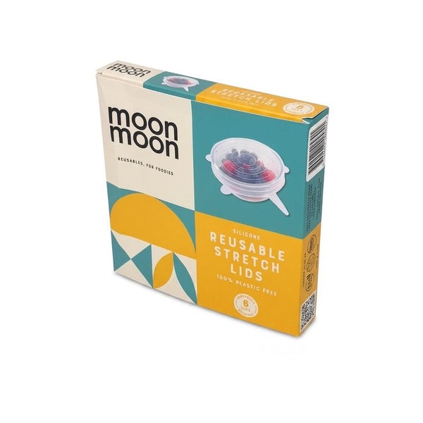 Moonmoon Reusable Silicone Stretch Lids - x6 Pack - Plastic Freedom