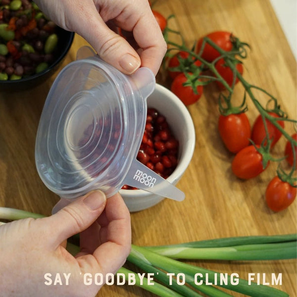 Moonmoon Reusable Silicone Stretch Lids - x6 Pack - Plastic Freedom