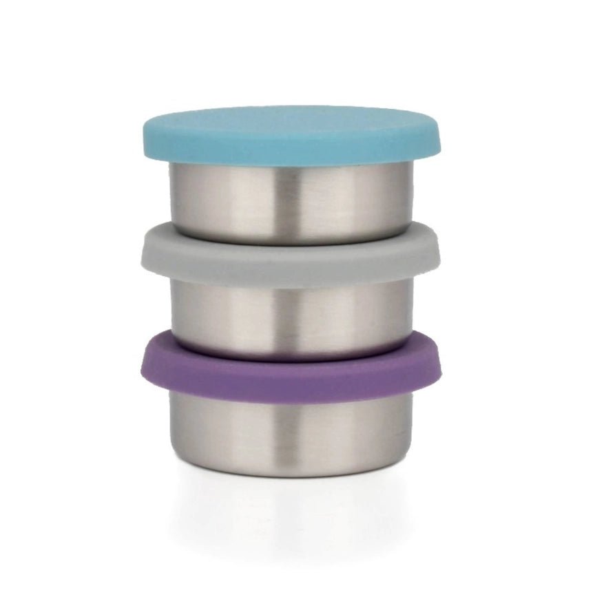 MoonMoon Stainless Steel Dressing & Dips Pots - x3 Pack - Plastic Freedom