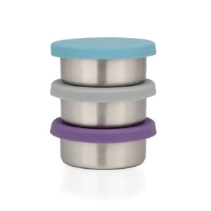 MoonMoon Stainless Steel Dressing & Dips Pots - x3 Pack - Plastic Freedom
