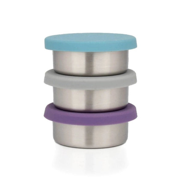 MoonMoon Stainless Steel Dressing & Dips Pots - x3 Pack - Plastic Freedom