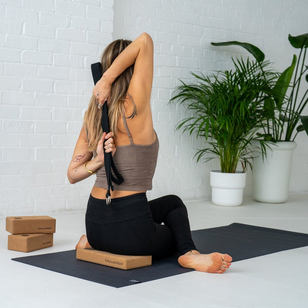 Movewell Eco+ Studio Mat Dark Grey - OEKO-TEX® Recycled Polyester - Plastic Freedom
