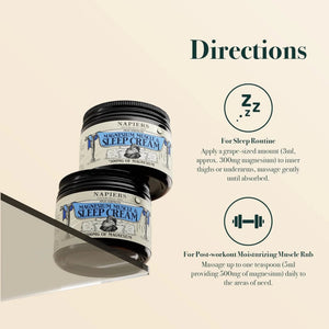 Napiers Magnesium Muscle & Sleep Cream - 100ml - Plastic Freedom