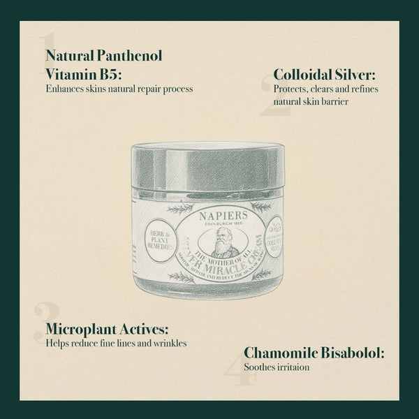 Napiers Napiers Mother of All Silver Miracle Cream for Oily & Blemish Prone Skin - 60ml - Plastic Freedom