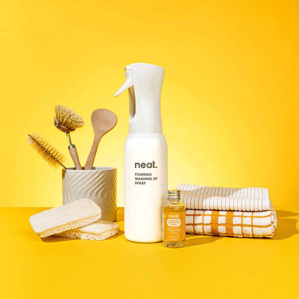 Neat Foaming Washing Up Spray - Recycled Plastic Bottle - Plastic Freedom