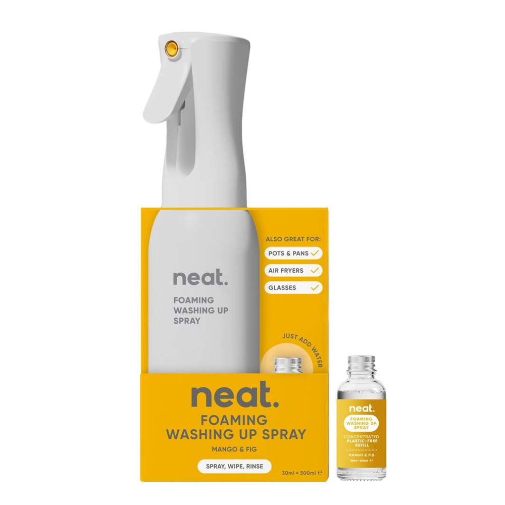 Neat Foaming Washing Up Spray - Recycled Plastic Bottle - Plastic Freedom