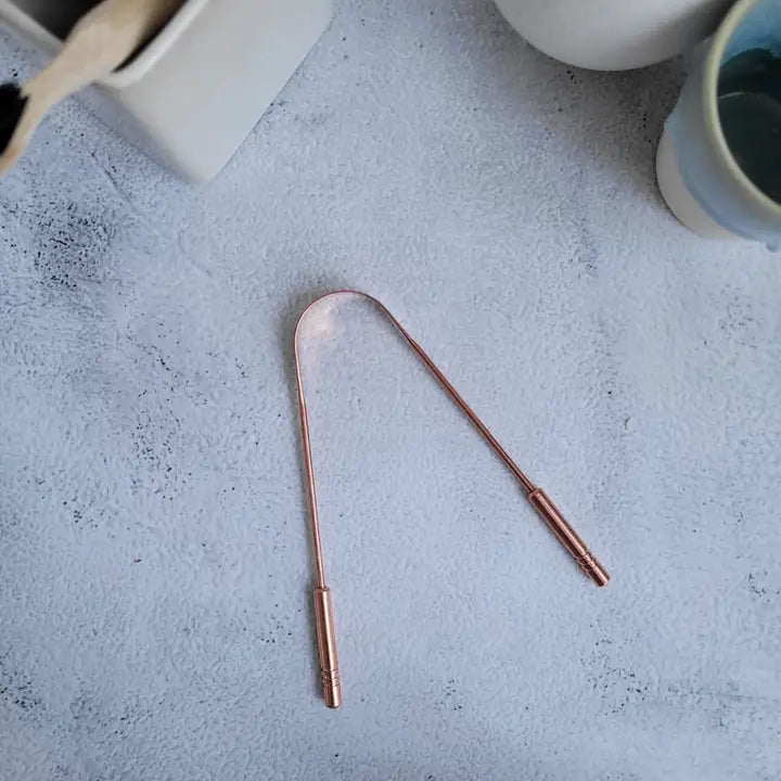 New Living Copper Tongue Scraper - Plastic Freedom