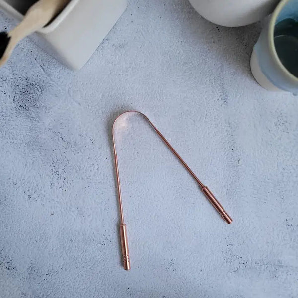 New Living Copper Tongue Scraper - Plastic Freedom