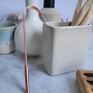 New Living Copper Tongue Scraper - Plastic Freedom