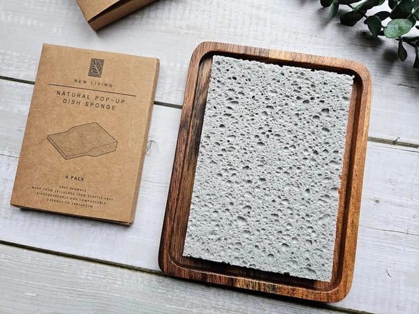 New Living Plastic Free Sponges - x8 Pack - Plastic Freedom