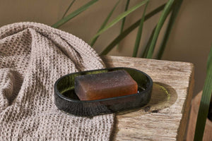 Nkuku Ilcoso Recycled Glass Soap Dish - Plastic Freedom