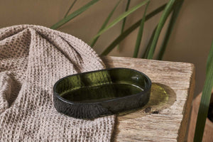 Nkuku Ilcoso Recycled Glass Soap Dish - Plastic Freedom