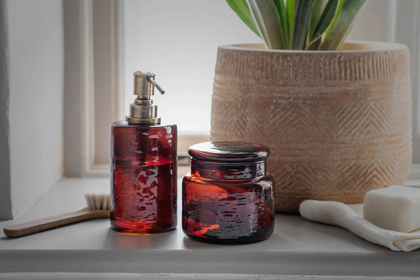 Nkuku Ilcoso Recycled Glass Soap Dispenser - 450ml