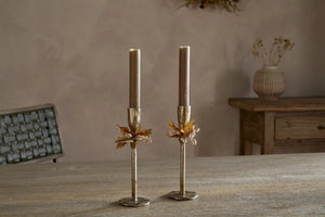 Nkuku Iron Parili Candle Holder - Set of x2 - Plastic Freedom
