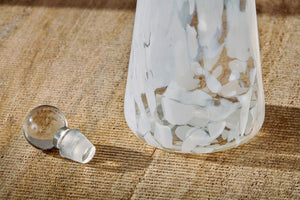Nkuku Lohara Decanter - White - Plastic Freedom