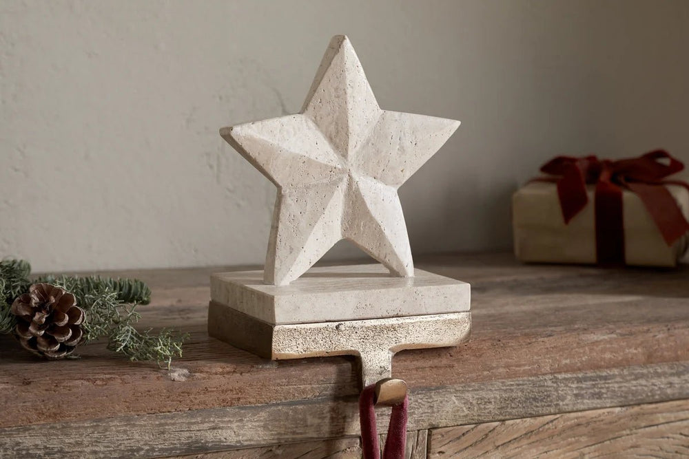 Nkuku Malaati Christmas Stocking Star Holder - Plastic Freedom