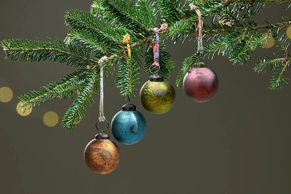 Nkuku Oko Baubles Large Mixed Colour - x4 Pack - Plastic Freedom