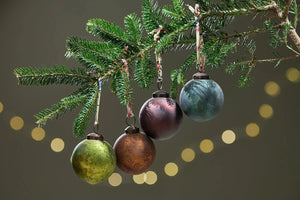 Nkuku Oko Baubles Large Mixed Colour - x4 Pack - Plastic Freedom