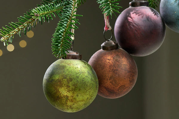 Nkuku Oko Baubles Large Mixed Colour - x4 Pack