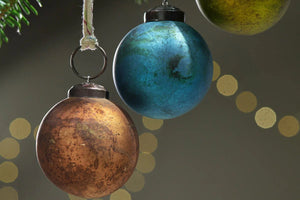 Nkuku Oko Baubles Large Mixed Colour - x4 Pack