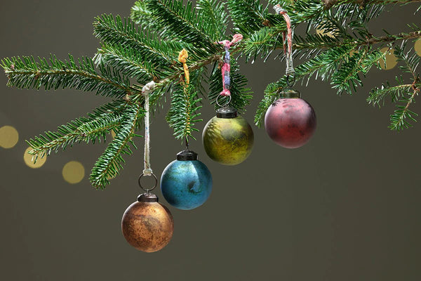 Nkuku Oko Baubles Large Mixed Colour - x4 Pack